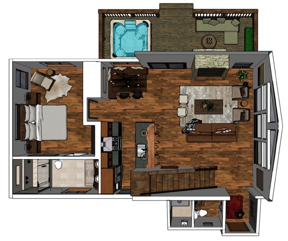 Chic Retreat Indoor Outdoor Fireplace, Private Jacuzzi, Great Location! Estes Park Pokój zdjęcie